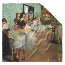 Τετράγωνο Μεταξωτό Κασκόλ Διπλής Όψης Edgar Degas Impressions, The Met, 80057910